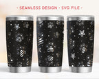 Pawtriotic & Star 20oz Tumbler Wrap SVG, USA Paw Print Laser Engraving for Rotary