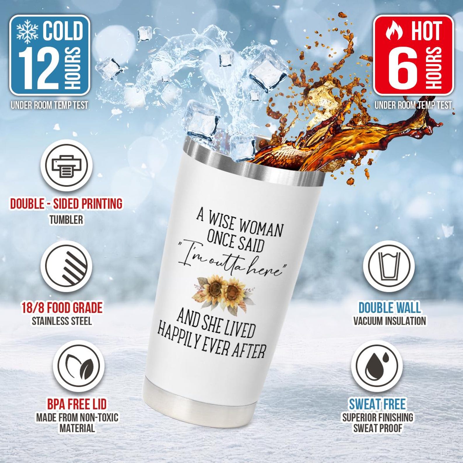 Retired 2026 Tumbler, 20Oz Tumblers with Lids for Retirees, Coworkers, Retirement Appreciation Gift