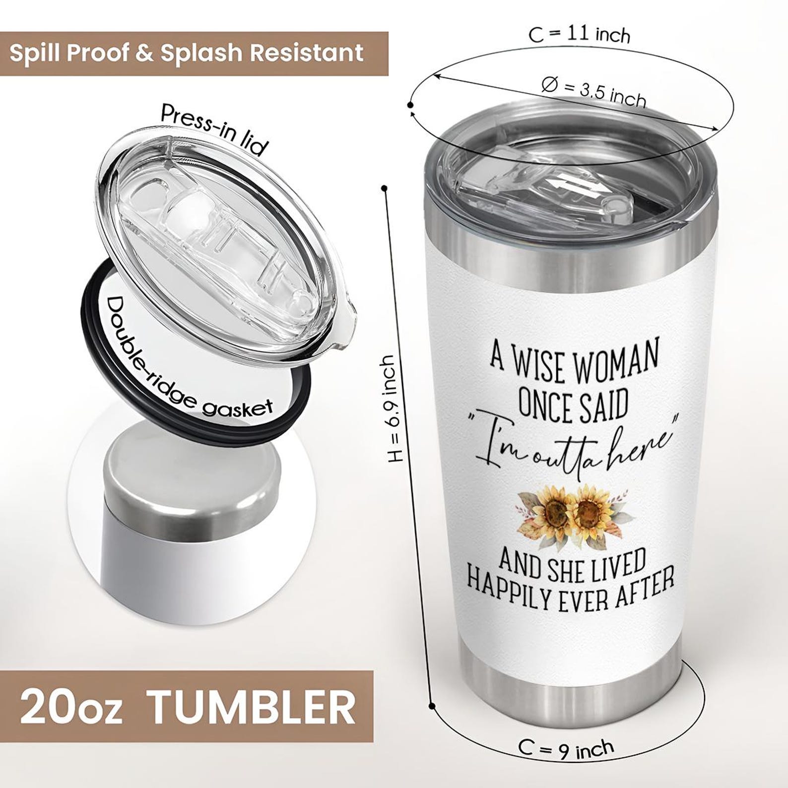 Retired 2026 Tumbler, 20Oz Tumblers with Lids for Retirees, Coworkers, Retirement Appreciation Gift