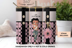 Pink Betty Boop Inspired Tumbler, Glam Handbag Style 20oz Insulated Cup