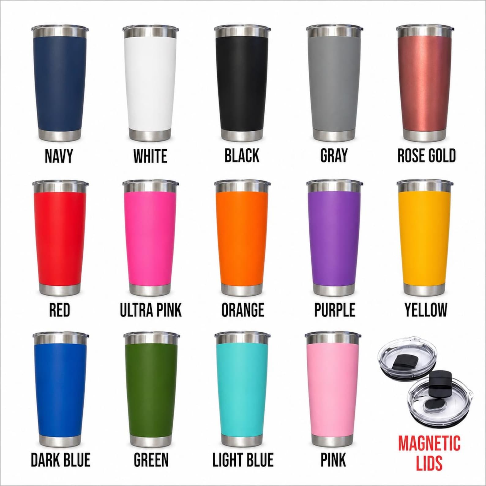 Personalized Engraved 20oz Tumbler, ADD YOUR LOGO, Wholesale Tumblers, Laser Engraved Cup, Cooperate Gift, Powder Coated, Bulk Tumblers.