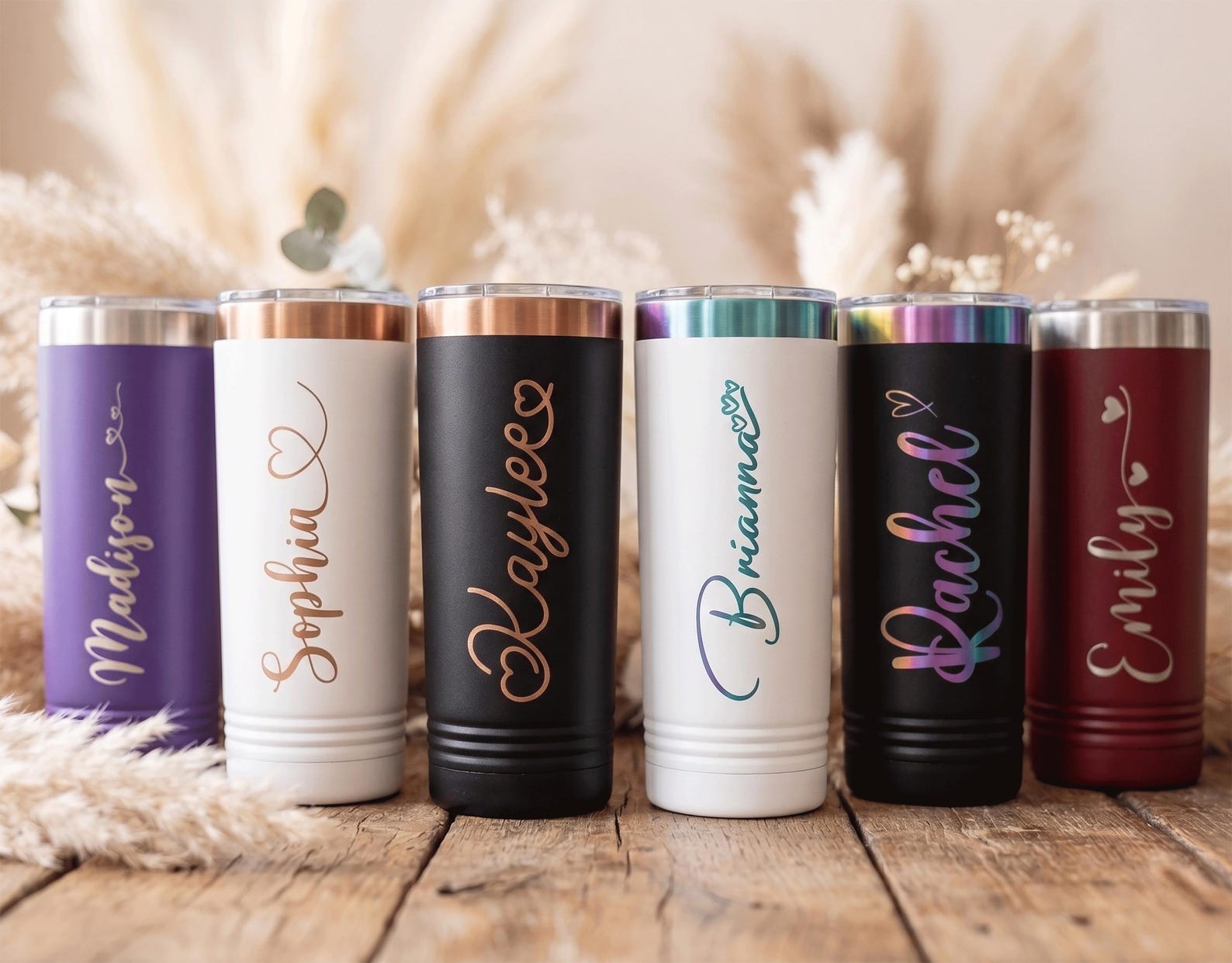 Personalized Vacation Tumbler, Custom Beach Trip Skinny Tumbler 22oz, Girls Trip Cup with Name, Matching Cruise Cup, Bachelorette Gift