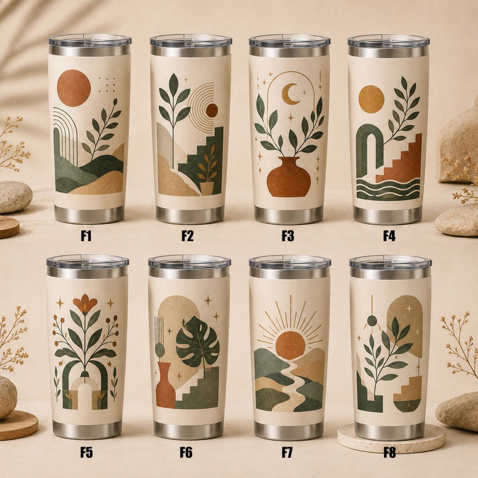 Custom Skinny Tumbler with Lid, 20oz Stainless Steel Travel Mug