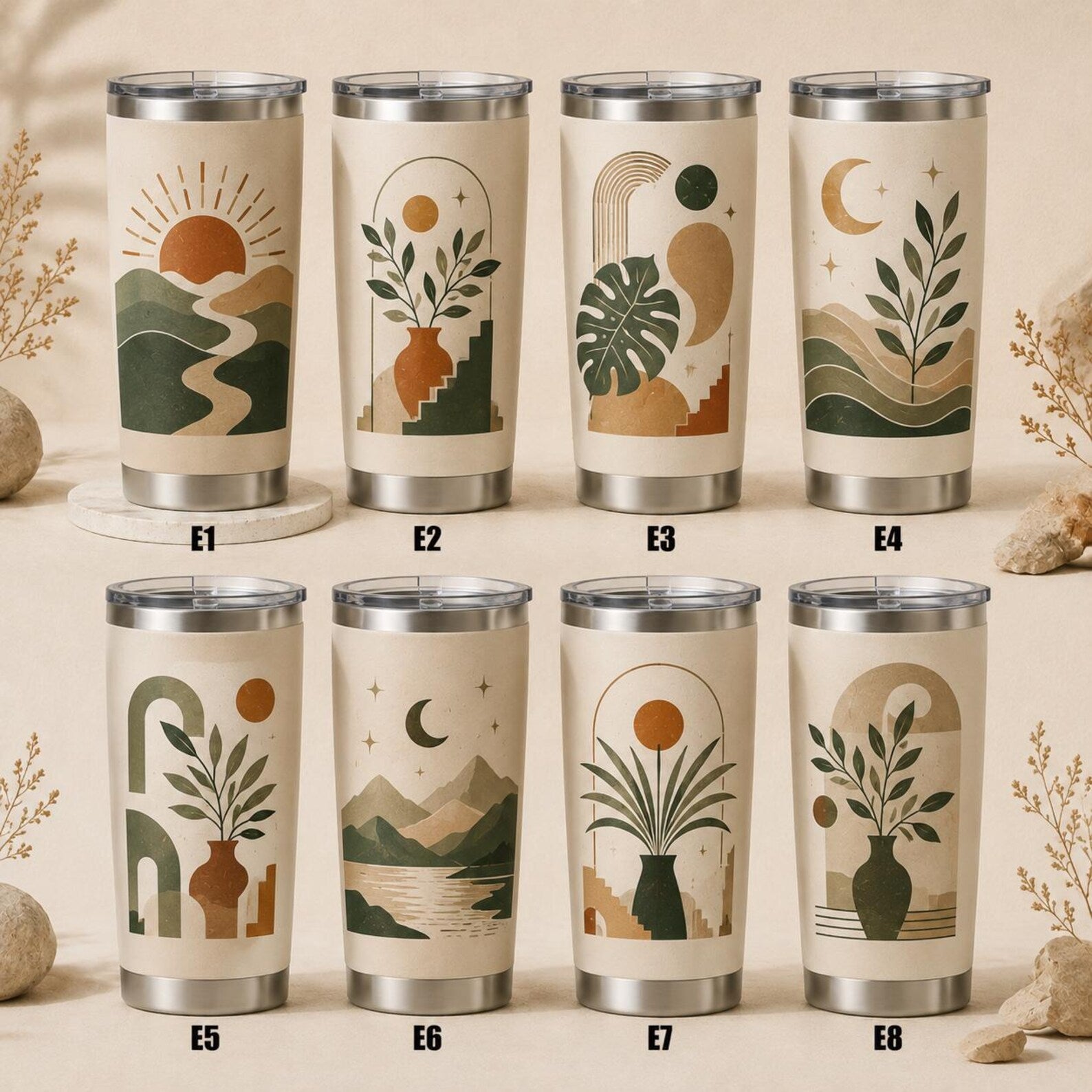Custom Skinny Tumbler with Lid, 20oz Stainless Steel Travel Mug