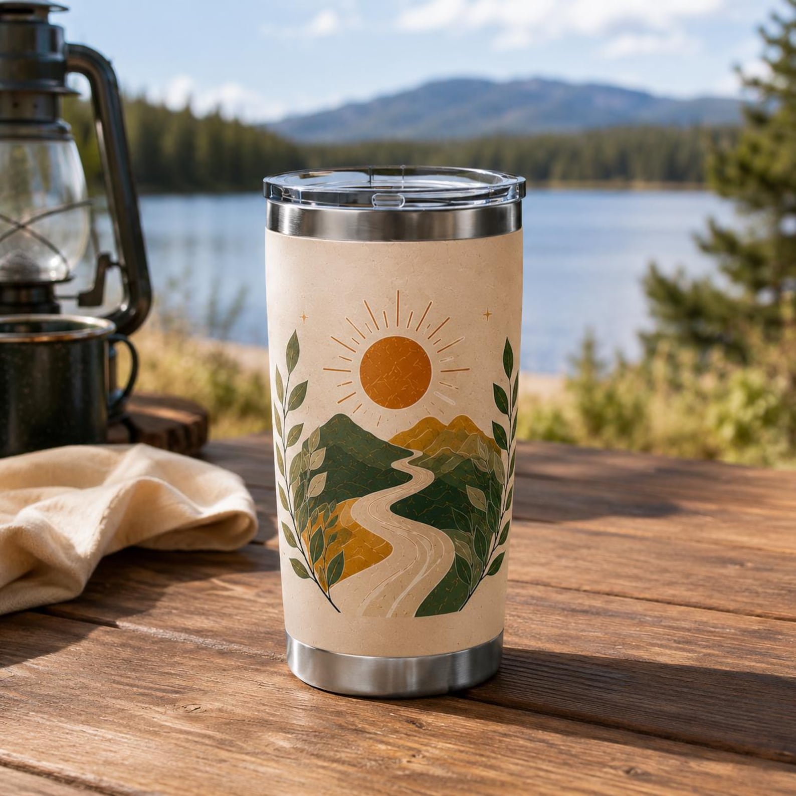 Custom Skinny Tumbler with Lid, 20oz Stainless Steel Travel Mug