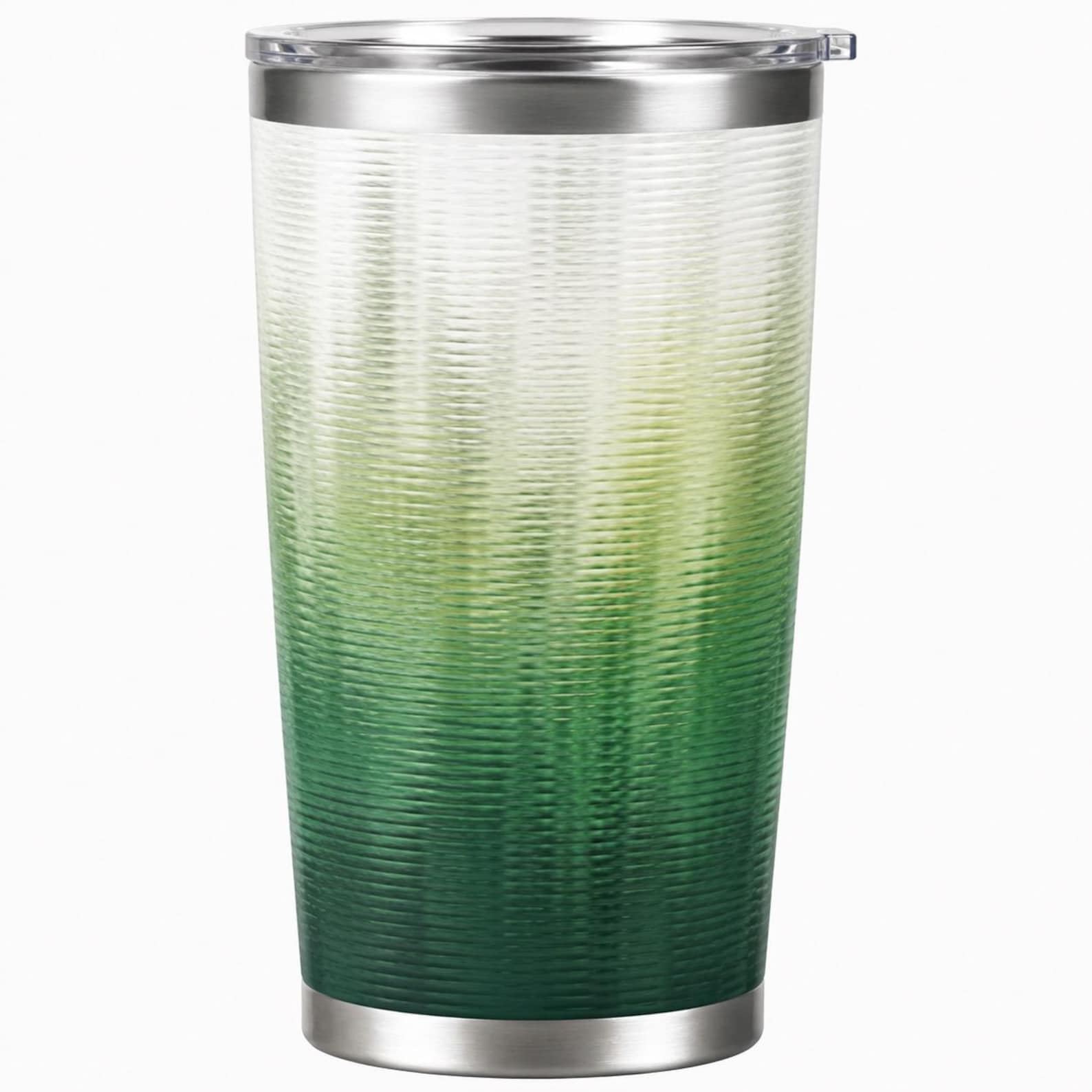 Verdant Flow - Abstract Topographic Line Tumbler | 20oz Stainless Steel Travel Mug