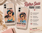 Retro Pop Art iPhone 17 Pro Max Case, Sassy Comic Girl Y2K TPU Cover