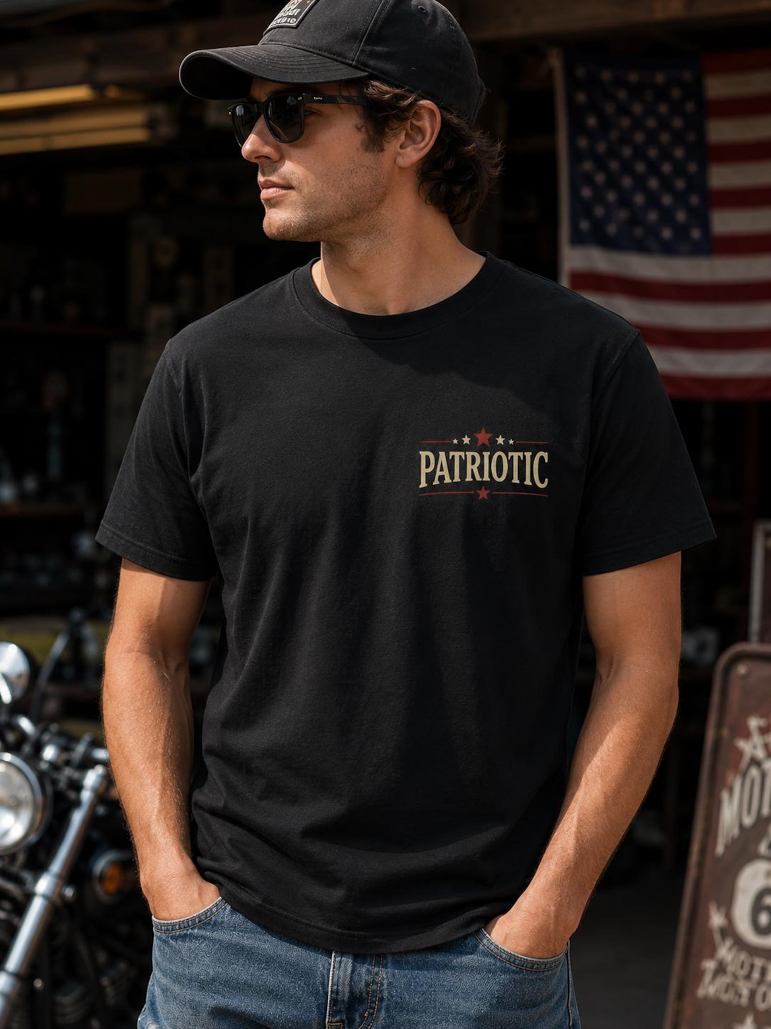 Vintage America 250 Anniversary Patriotic Graphic Shirt Freedom Celebration Tee
