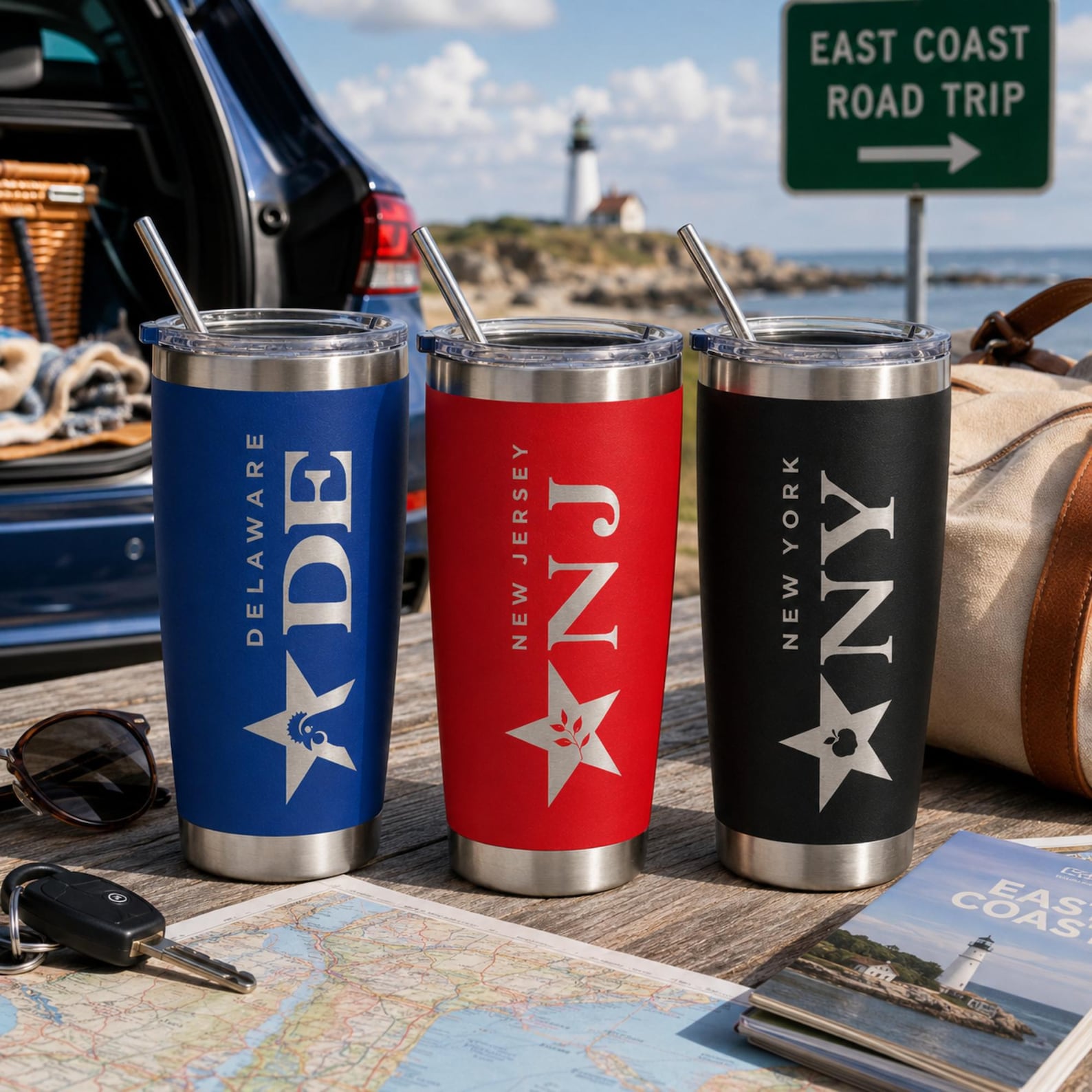 American States Tumblers 250 Anniversary Patriotic Leakproof Tumbler Personalized Custom Cup Gift Military Veteran 4th of July Gift