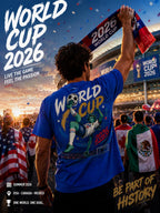 2026 World Cup Graphic T-Shirt: Statue of Liberty Football Art, Oversized Fit