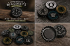 Area 51 Cryptid Research Team Emblem: Metal Bottle Cap Wall Decor (14 Inch)