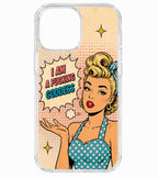 Cartoon Diva Attitude iPhone Case | Sarcastic Sassy Girl Cover