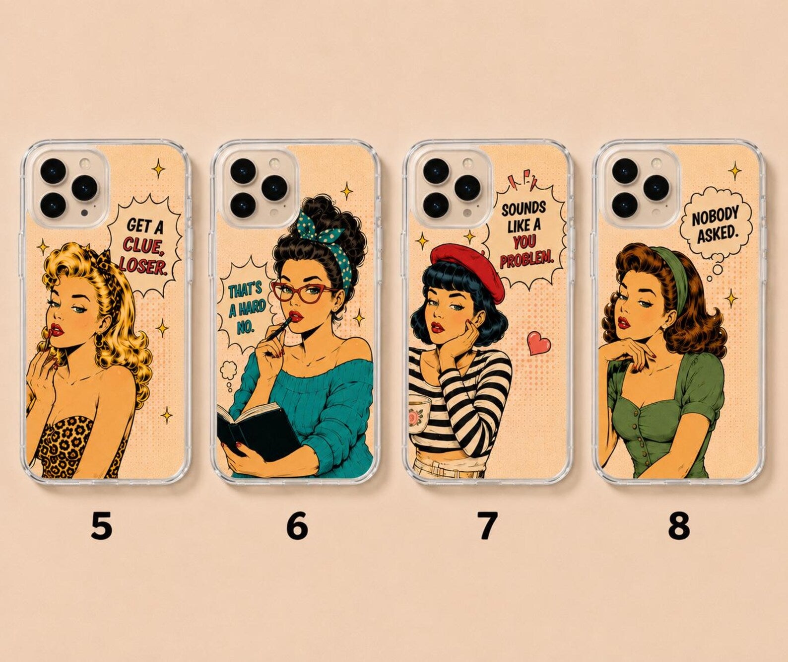 Sarcastic Comic Girl iPhone Case | Attitude Quotes, Meme Humor Cover