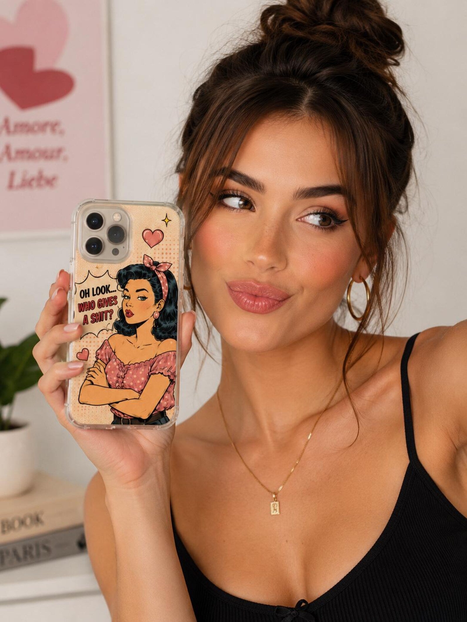 Sarcastic Comic Girl iPhone Case | Attitude Quotes, Meme Humor Cover