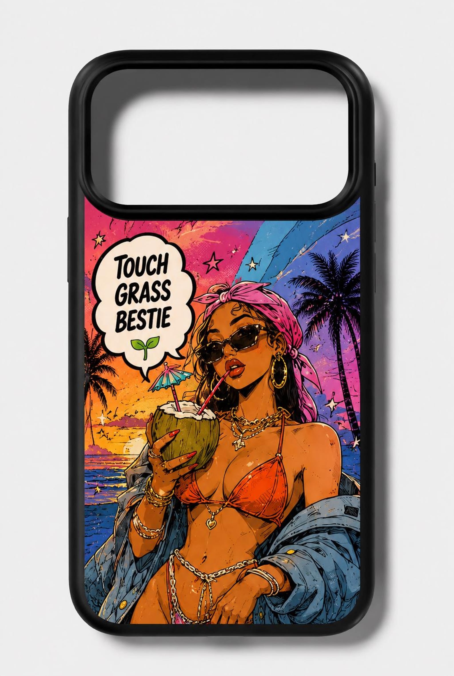 Internet Baddie Comic Style Case