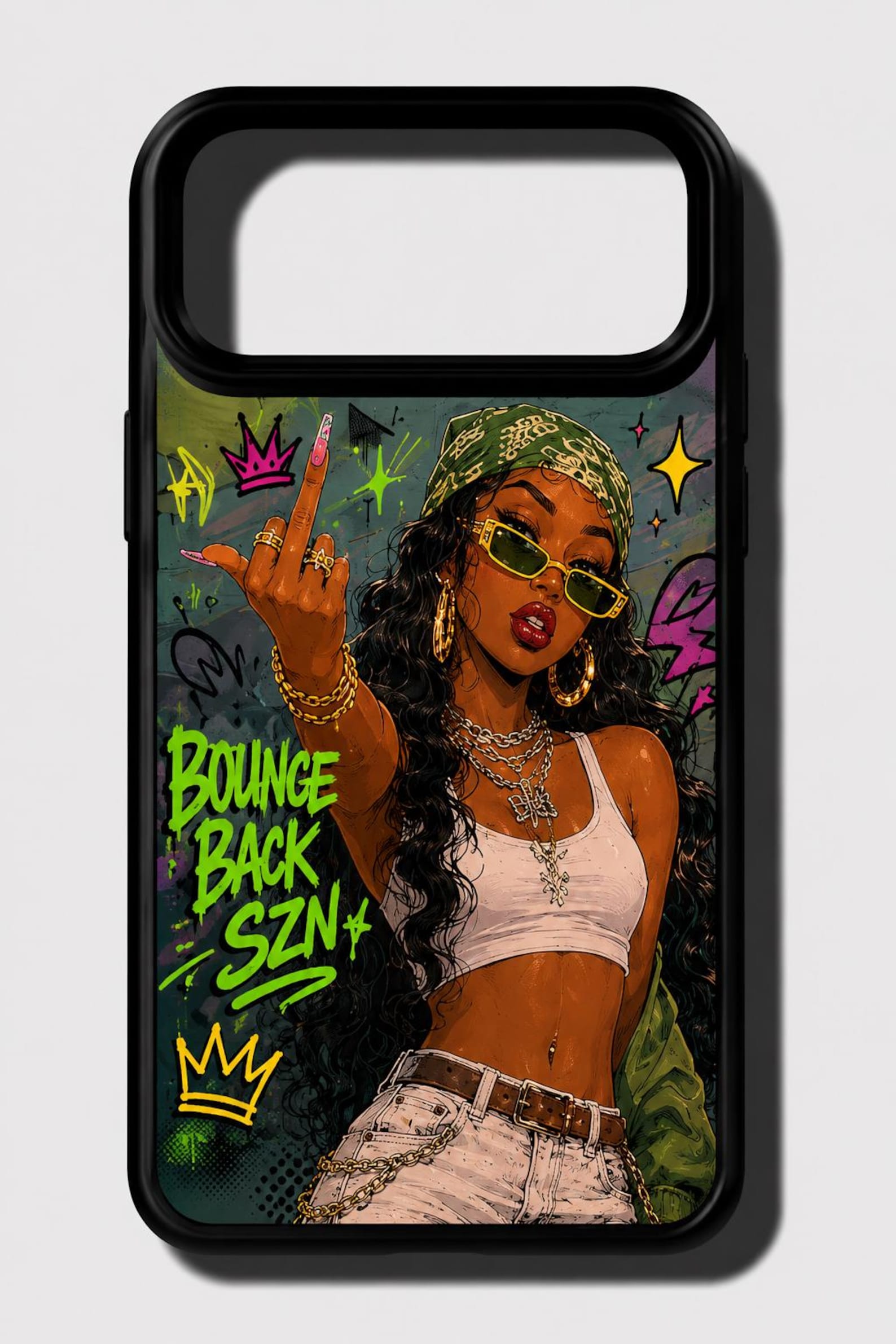 Neon Rebel State graffiti Street Pop Phone Case