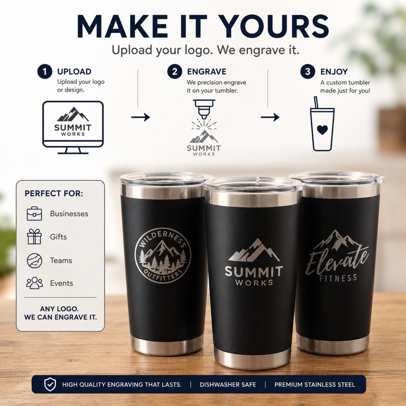 American States Tumblers 250 Anniversary Patriotic Leakproof Tumbler Personalized Custom Cup Gift Military Veteran 4th of July Gift