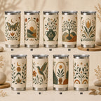 Custom Skinny Tumbler with Lid, 20oz Stainless Steel Travel Mug