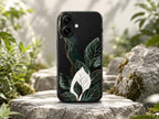 Floral iPhone 17 Series Case – Black Gold Botanical Protective Cover
