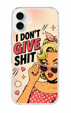 Cartoon Diva Attitude iPhone Case | Sarcastic Sassy Girl Cover