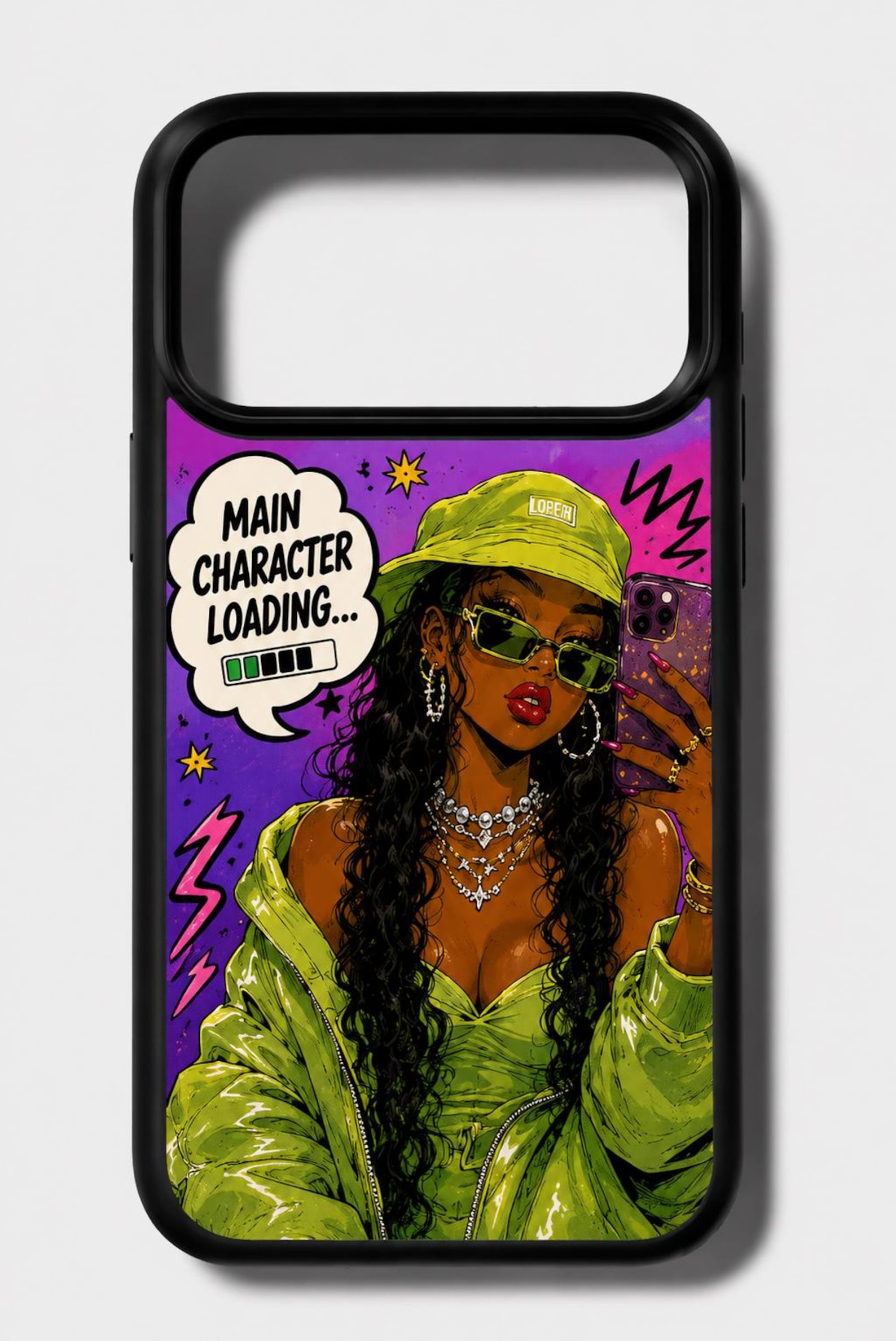 Internet Baddie Comic Style Case