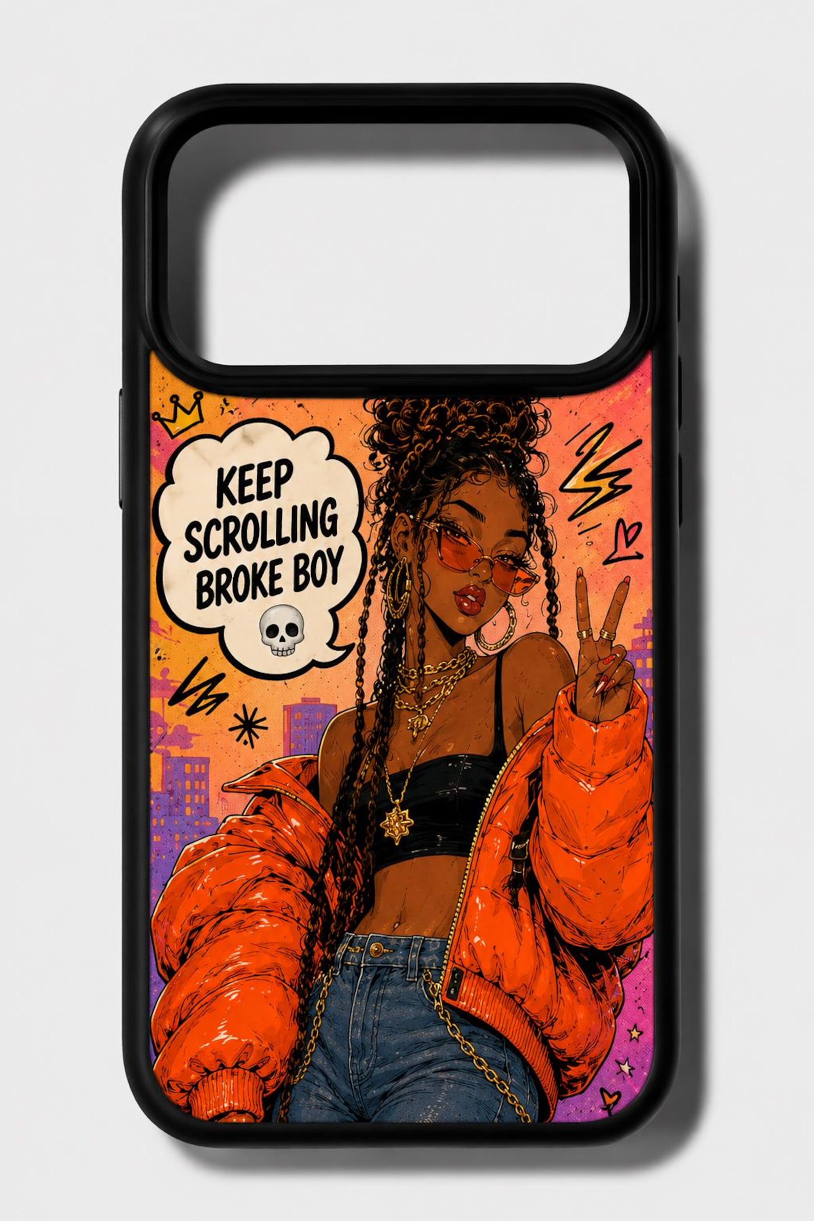 Pink Delusion Society retro Comic Girl