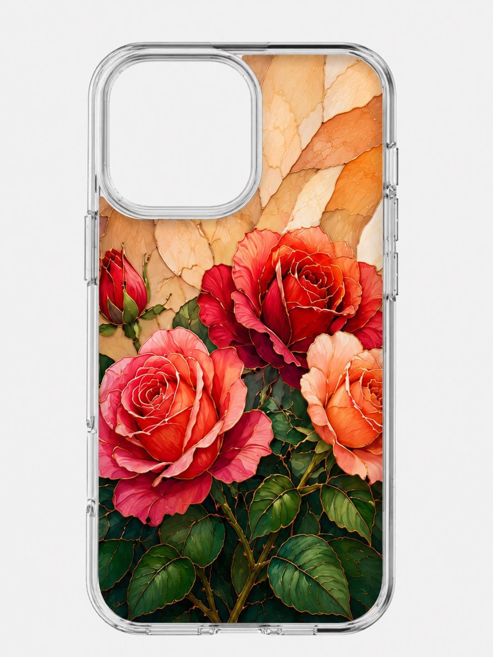 Spring Floral iPhone Case, Cherry Blossom Lavender Rose Botanical Design