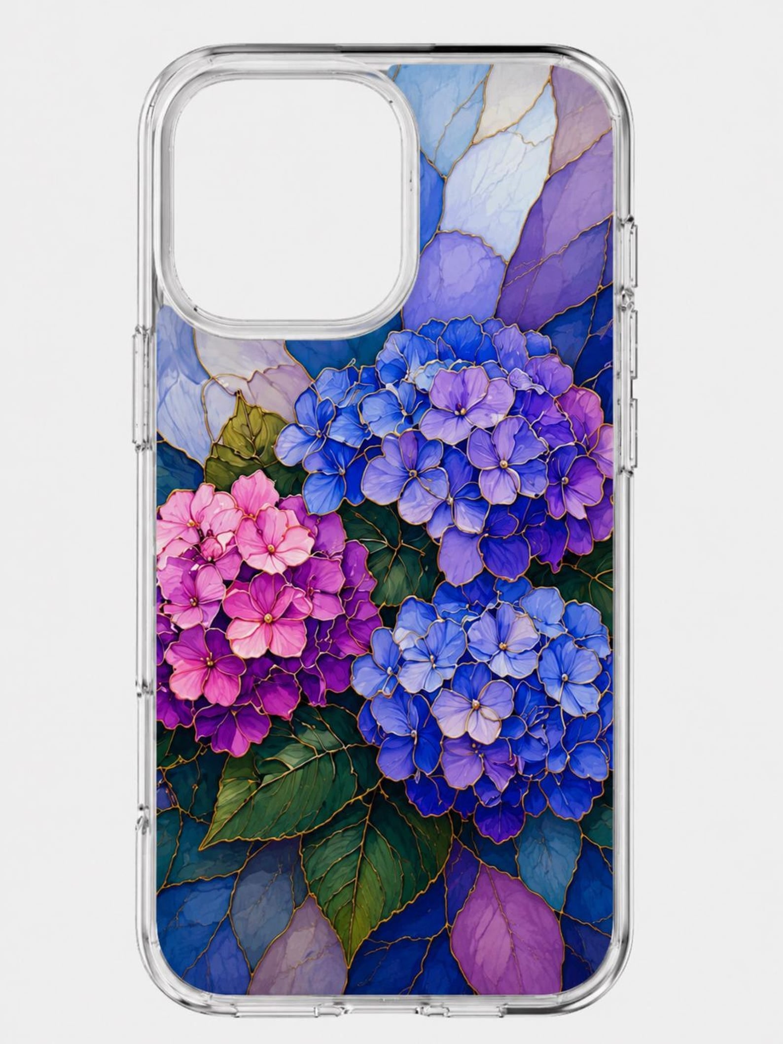 Spring Floral iPhone Case, Cherry Blossom Lavender Rose Botanical Design
