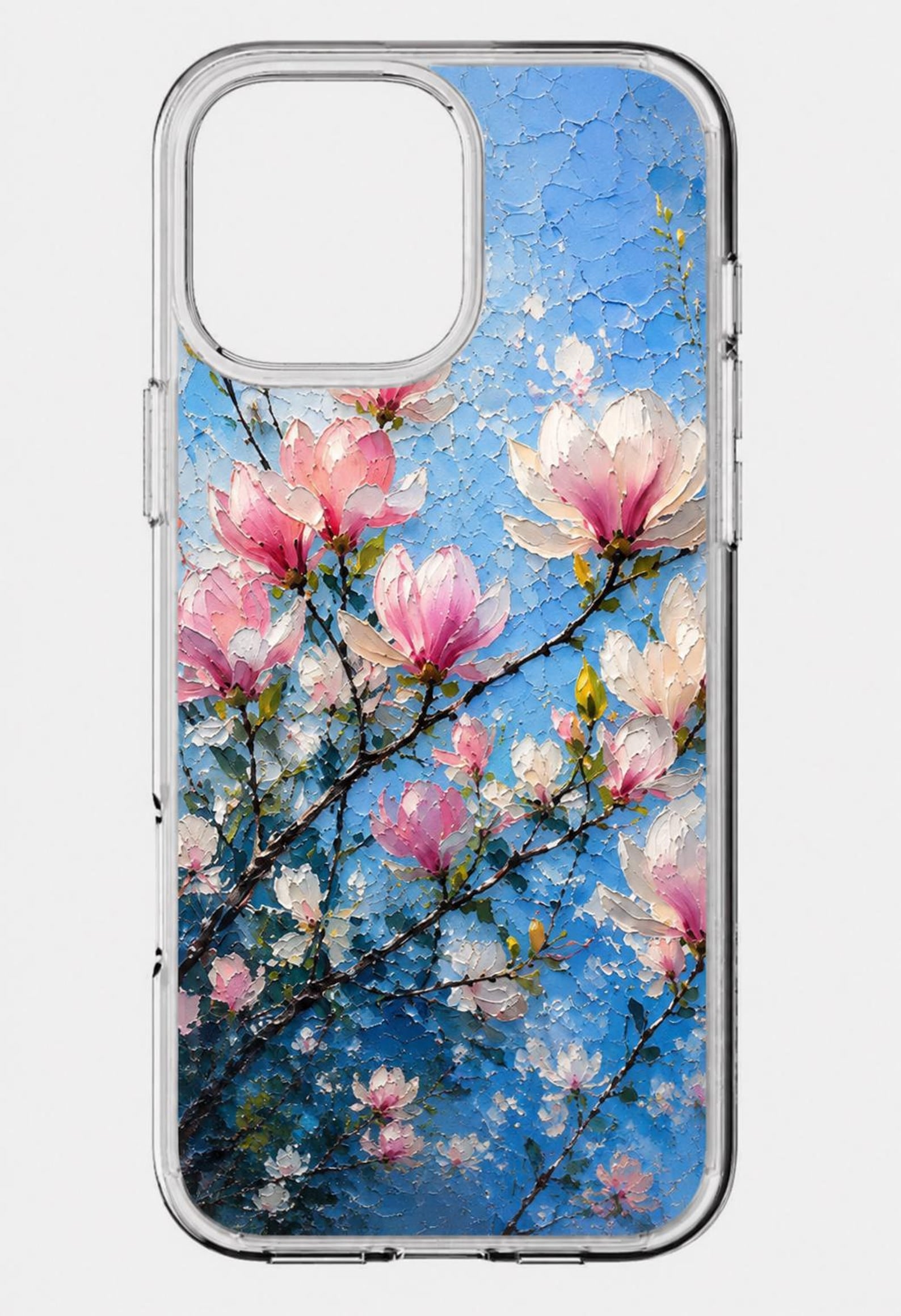 Oil Painting iPhone Case, Impressionist Floral Landscape Art Cover