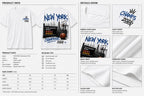 New York Champions 2026 Street Basketball Graffiti T-Shirt | NYC Urban Sports Graphic Tee | Times Square Streetwear Design