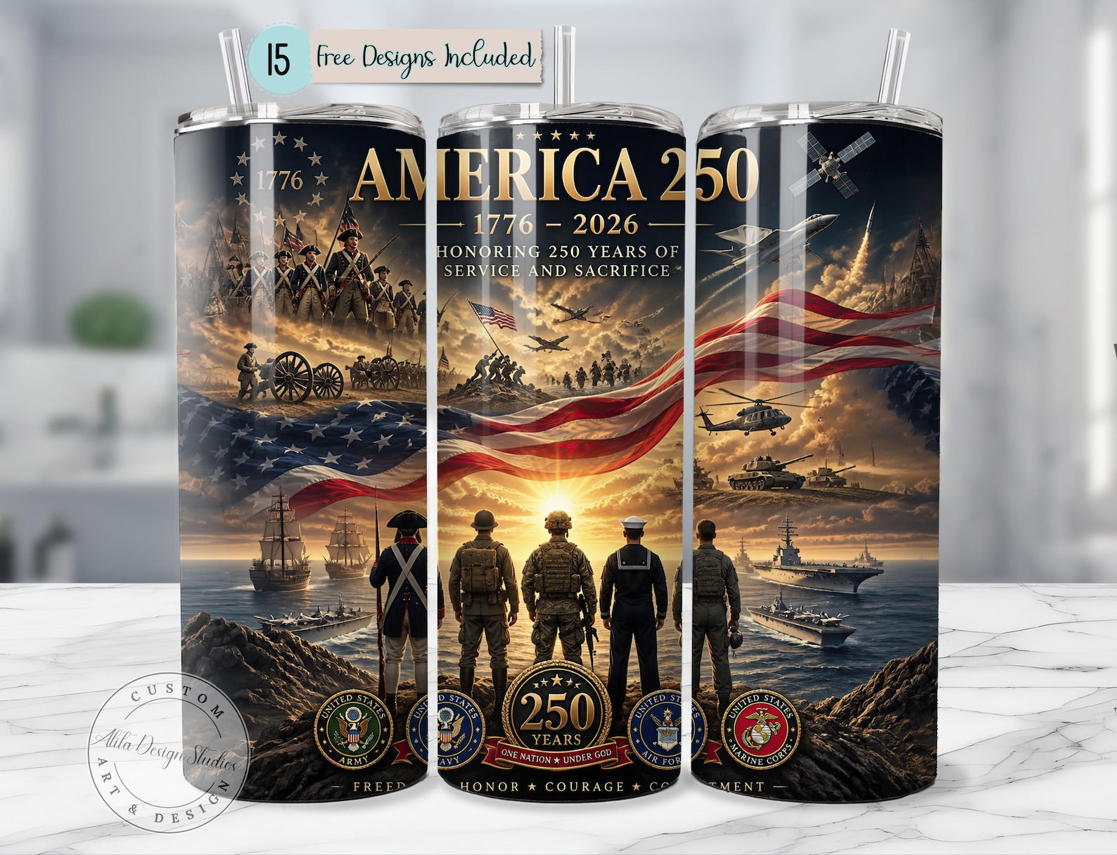 USA 250th Anniversary PNG Patriotic Tumbler Wrap PNG 4th of July Tumbler Design 20ozs Sublimation Skin America 250 American Flag png