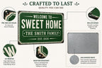 Personalized Family Name Metal Sign, Custom Established Date Plaque, Rustic Home Decor