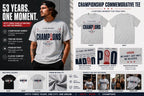 53 Years One Moment Champions 2026 Basketball Trophy T-Shirt | Vintage Championship Timeline Graphic Tee | History Made Sports Shirt