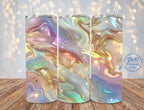 Opal Glitter Stainless Steel Tumbler, Iridescent Shimmer