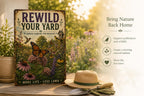 Native Wildlife Garden Metal Sign, Rewild Your Yard Decor, Pollinator Paradise Plaque