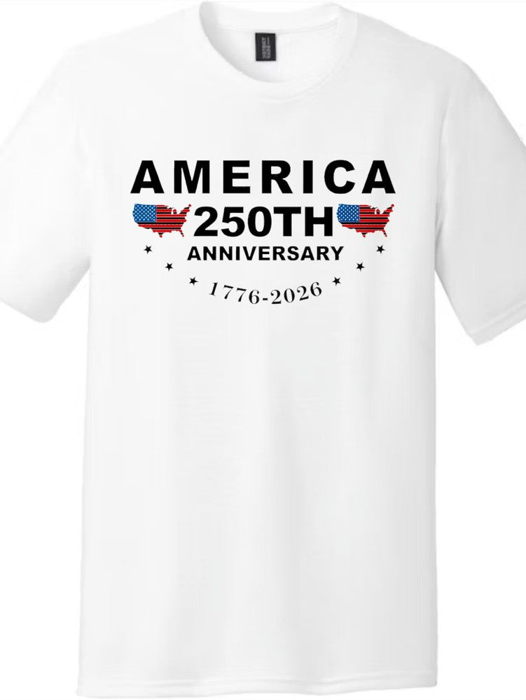 America 250th Anniversary T-Shirt 1776-2026 Patriotic USA Independence Tee