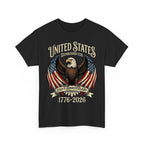 250 Years American Flag Bald Eagle USA 250th Anniversary Men's T-Shirt
