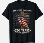 USA 250th Anniversary Patriotic America 1776-2026 Freedom Men's T-Shirt