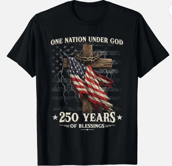 USA 250th Anniversary Patriotic America 1776-2026 Freedom Men's T-Shirt