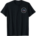 USA 250th Anniversary Flag Stars Pocket T-Shirt Patriotic 1776-2026 Tee