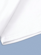 Men's Casual Versatile Simple Japanese Crane Print Short Sleeve T-Shirt