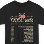 250 Year Timeline 1776-2026 USA 250th Anniversary Patriotic Men's T-Shirt