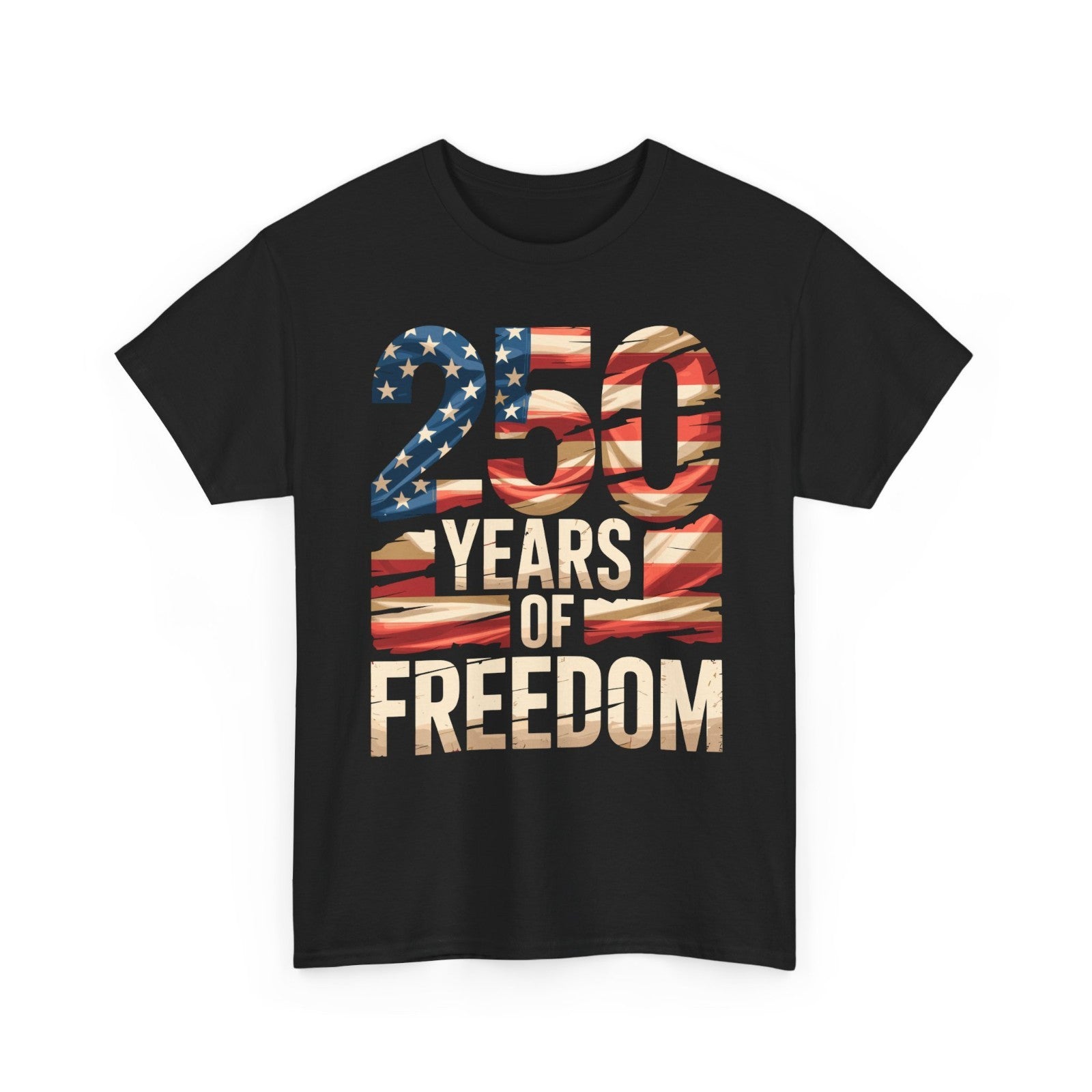 Patriotic Eagle T-Shirt 250 Years of Freedom USA 1776-2026 Anniversary