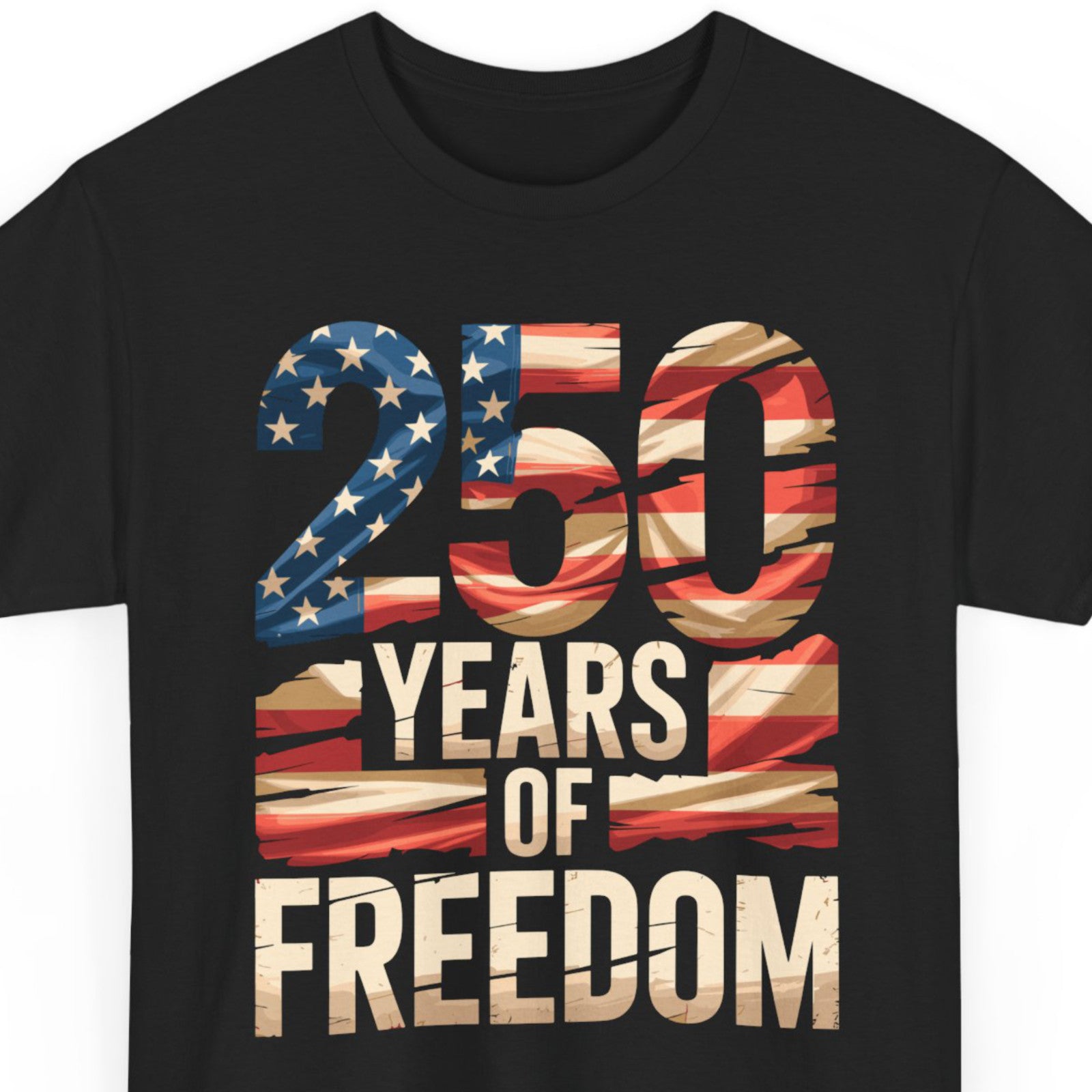 Patriotic Eagle T-Shirt 250 Years of Freedom USA 1776-2026 Anniversary