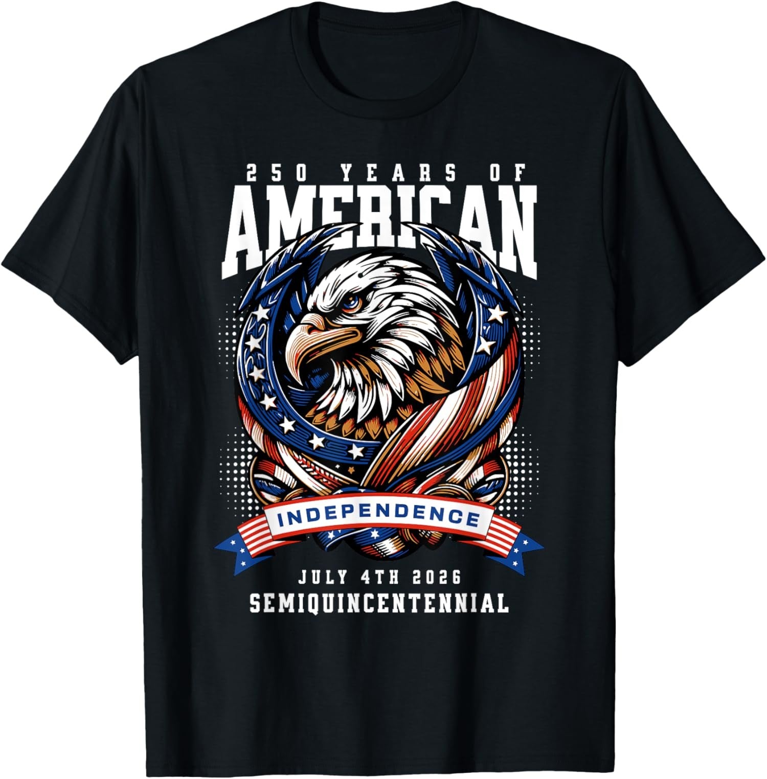 America 250th Anniversary Celebration 250 Years Patriotic USA T-Shirt