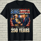 America 250th Anniversary Washington Patriotic USA Freedom Men's T-Shirt