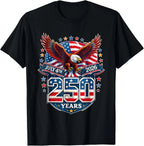 USA 250th Anniversary Flag T-Shirt 1776-2026 Patriotic 4th of July Tee