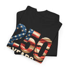 Patriotic Eagle T-Shirt 250 Years of Freedom USA 1776-2026 Anniversary