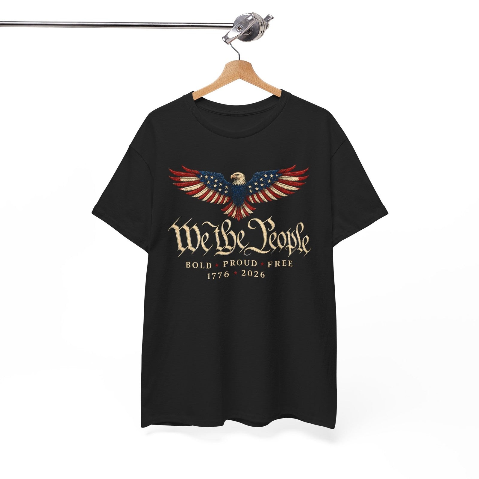 Patriotic Eagle USA 250th Anniversary 1776-2026 Freedom Men's T-Shirt