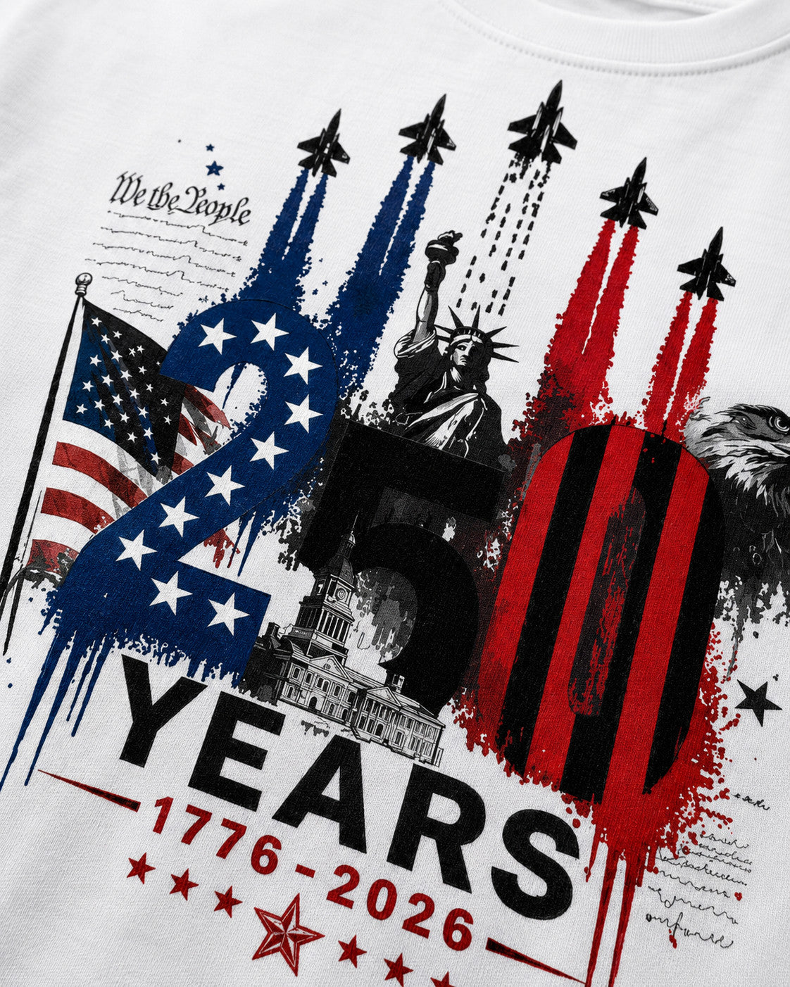 250th Anniversary American Pride Patriotic 4th of July USA T-Shirt